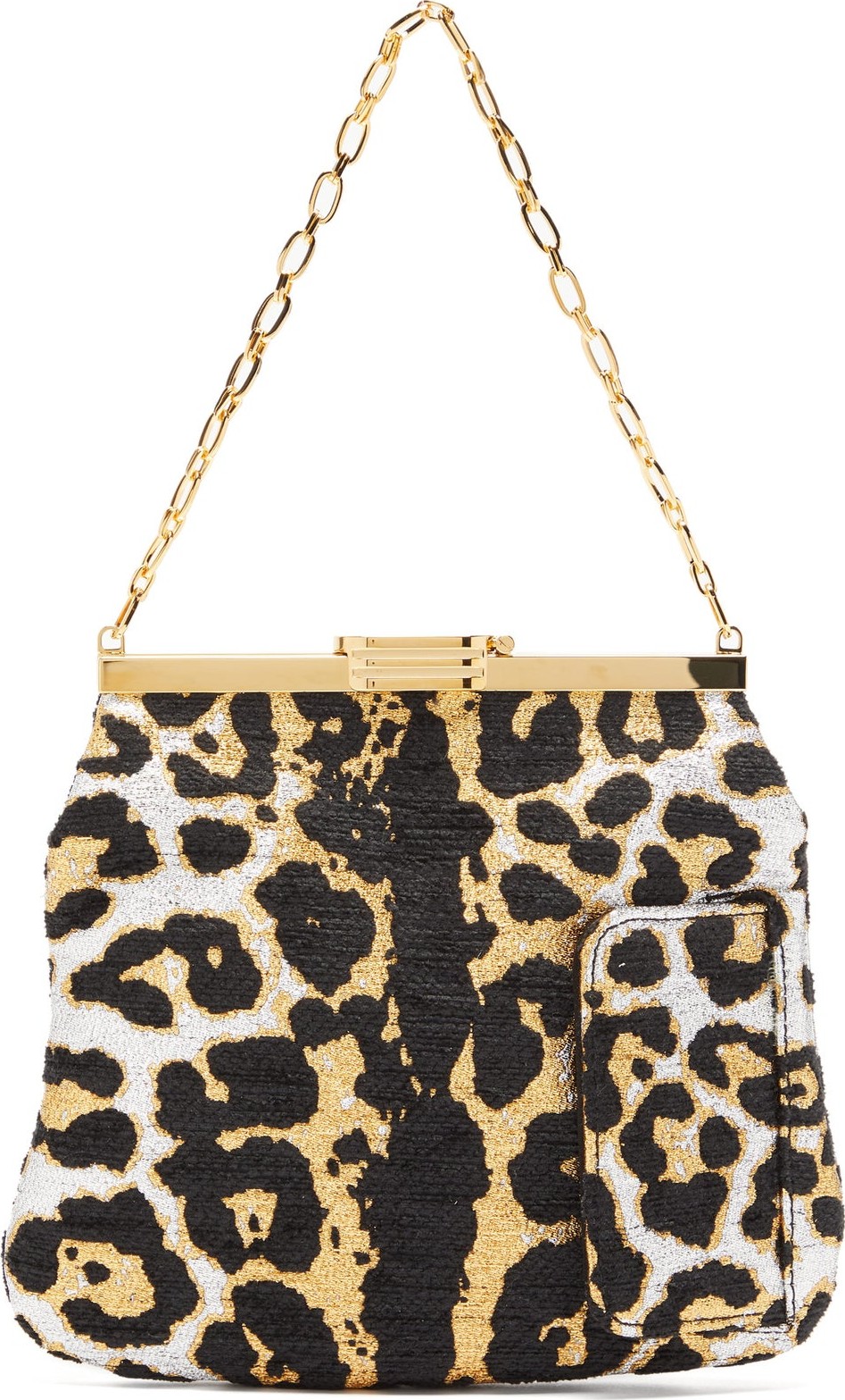 Bienen-Davis 4AM leopard-brocade clutch