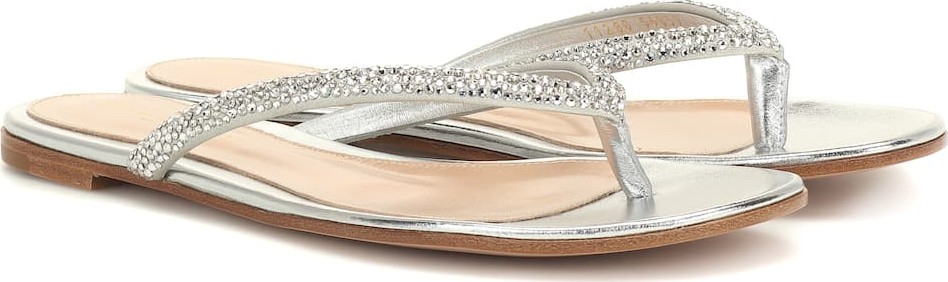 Gianvito Rossi Diva embellished sandals