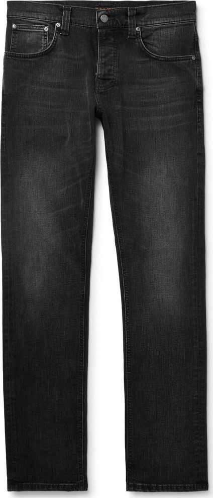 Nudie Jeans Grim Tim Slim-Fit Organic Denim Jeans