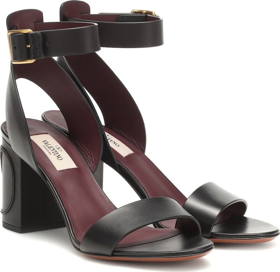 Valentino Valentino Garavani VLOGO leather sandals