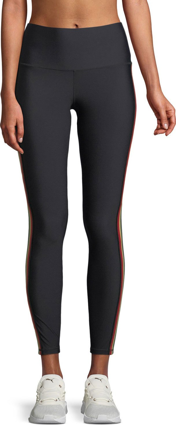Spiritual Gangster High-Waist 7/8-Length Side-Stripe Leggings