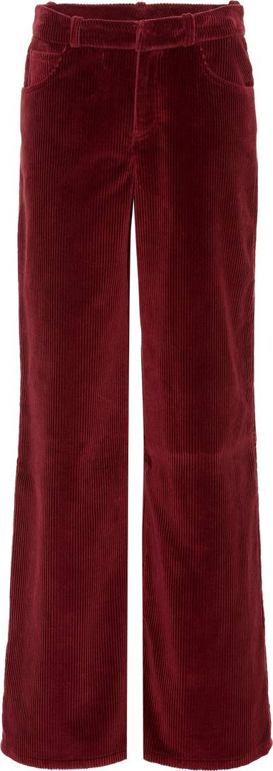 Oscar De La Renta Cotton corduroy wide-leg pants