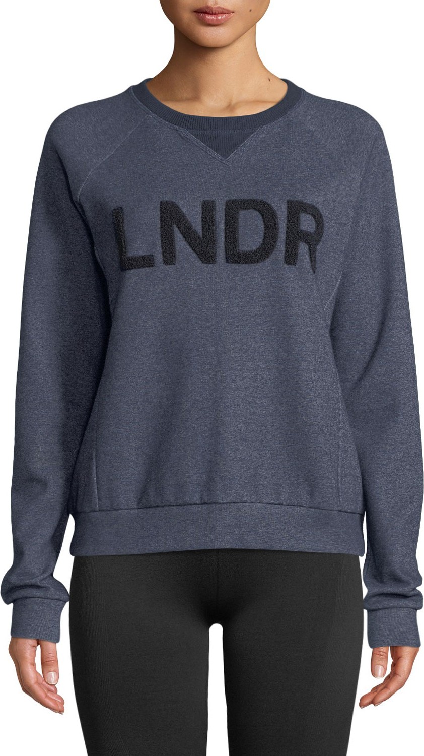 LNDR Logo Crewneck Raglan Sweatshirt