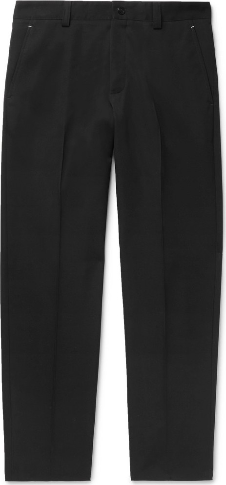 Berluti Black Tapered Wool-Twill Trousers