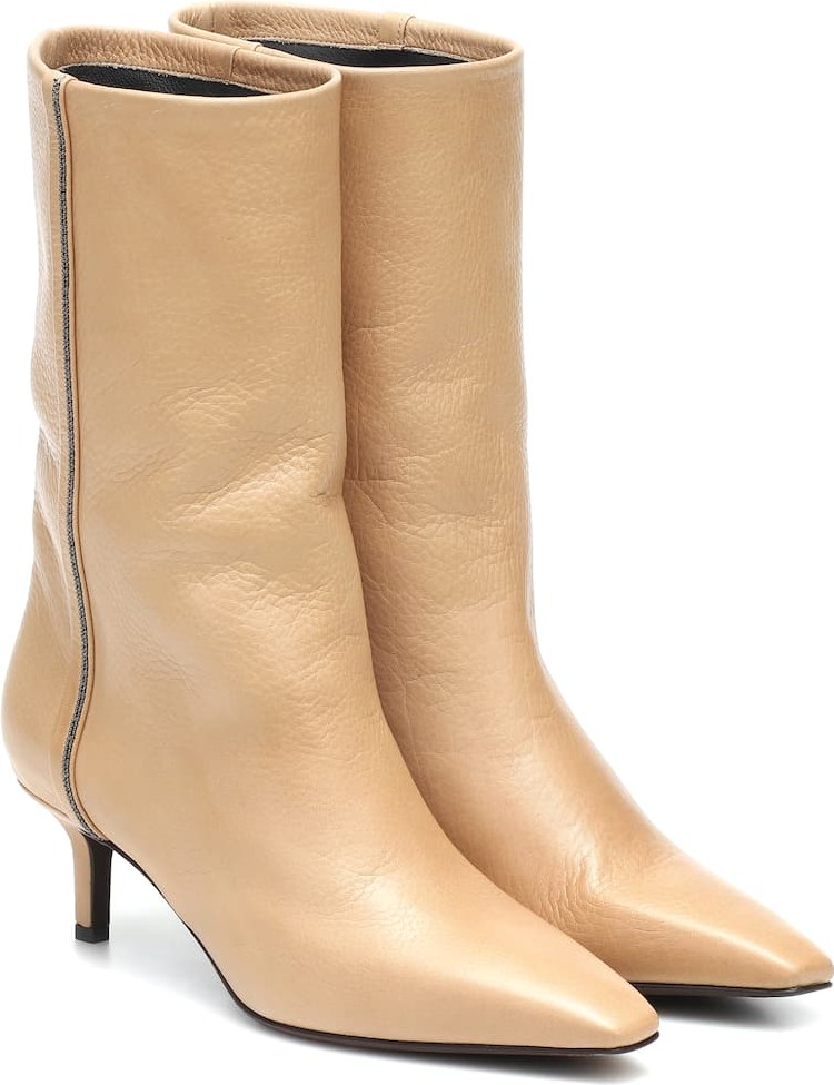 Brunello Cucinelli Leather ankle boots