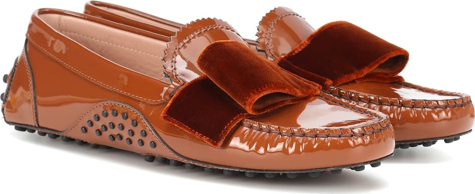 Tod's X Alessandro Dell'Acqua patent leather loafers