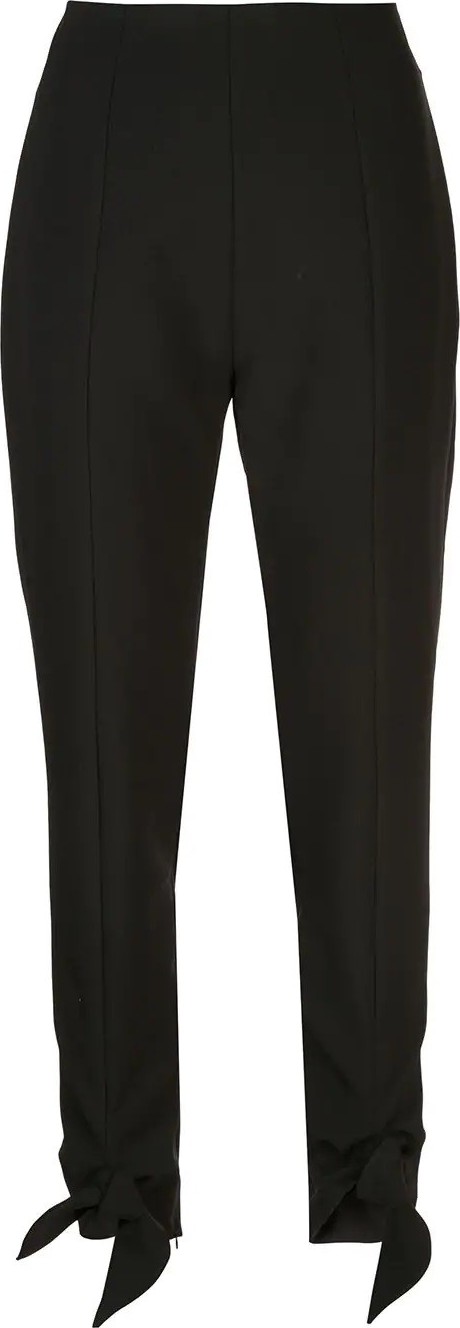 Carmen March knotted cuff trousers