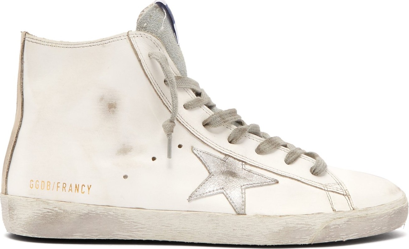 Golden Goose Deluxe Brand Francy high-top leather trainers