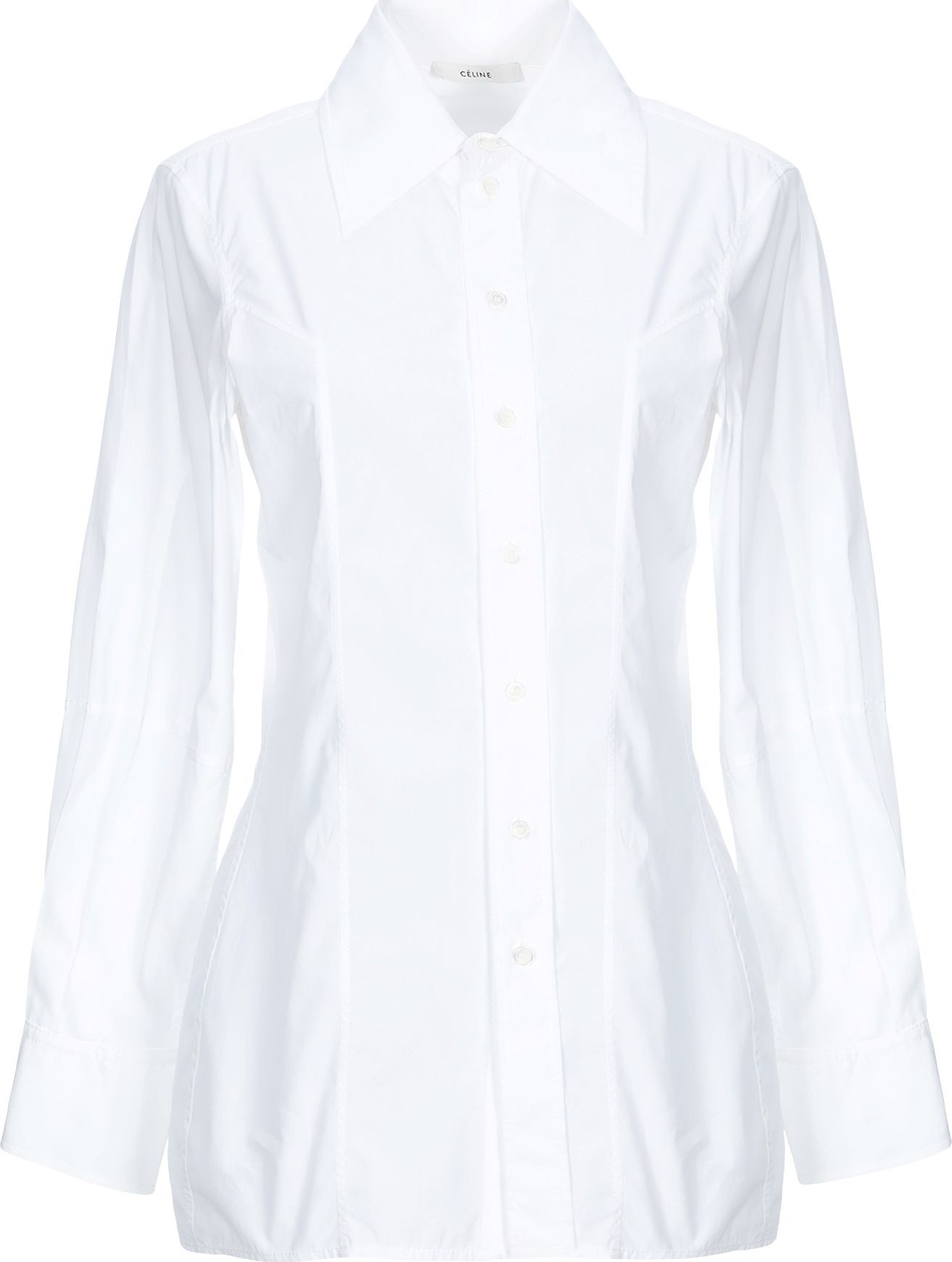 Celine Solid Color Shirts & Blouses
