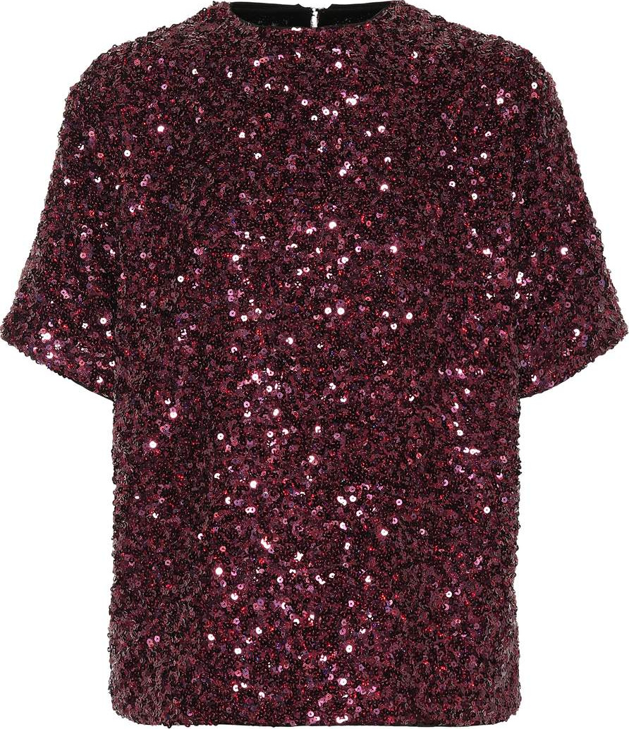 VICTORIA, VICTORIA BECKHAM Sequined top