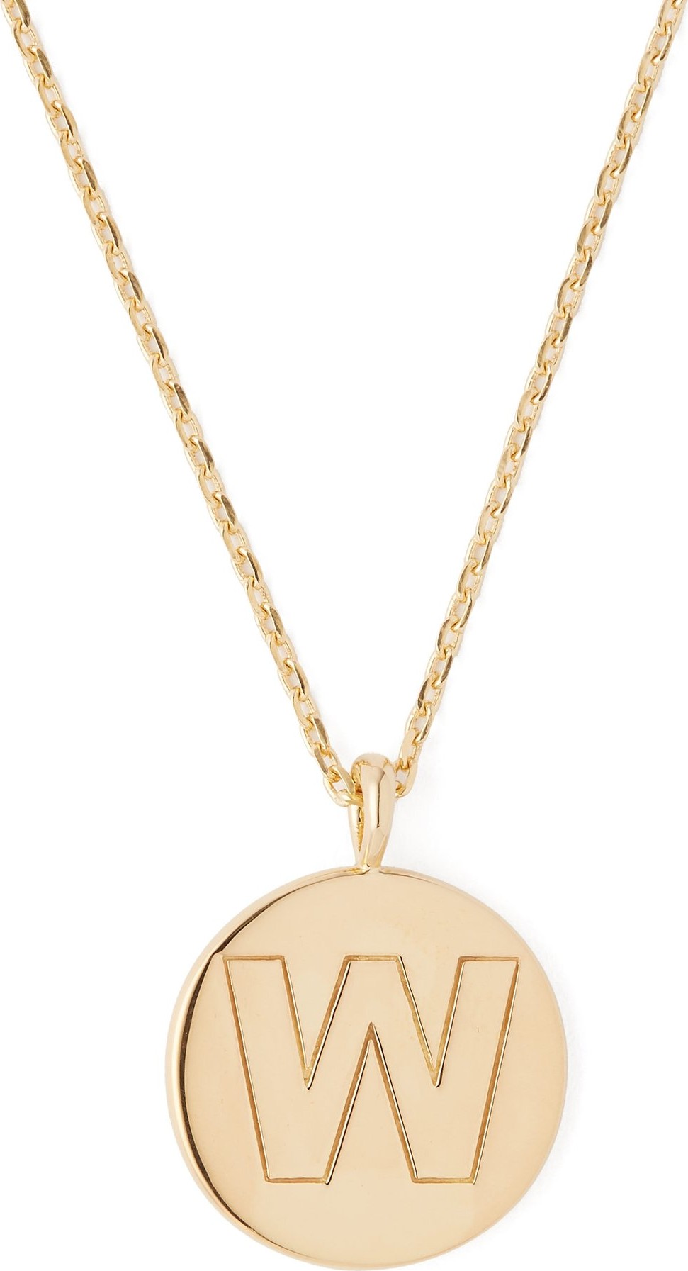 Theodora Warre W-charm gold-plated necklace