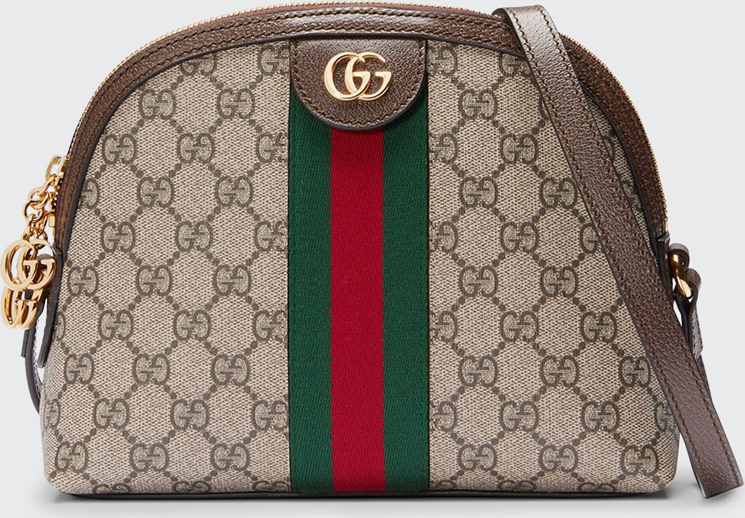 Gucci Ophidia Linea Dragoni GG Supreme Canvas Small Shoulder Bag
