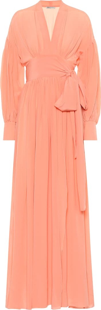 Three Graces London Francille silk crêpe de chine dress