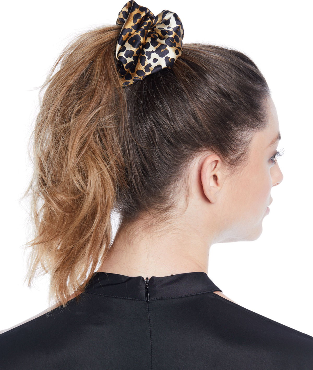 Jennifer Behr Leopard-Print Hair Scrunchie