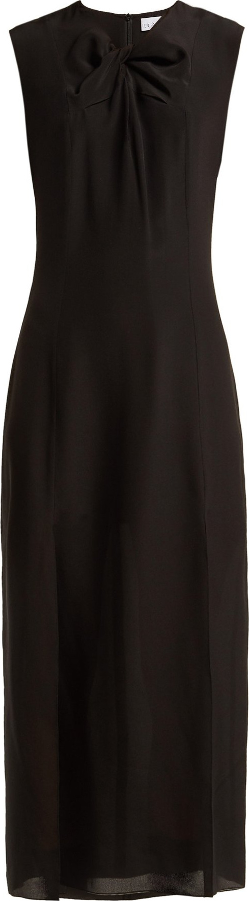 Raey Knot-front silk dress