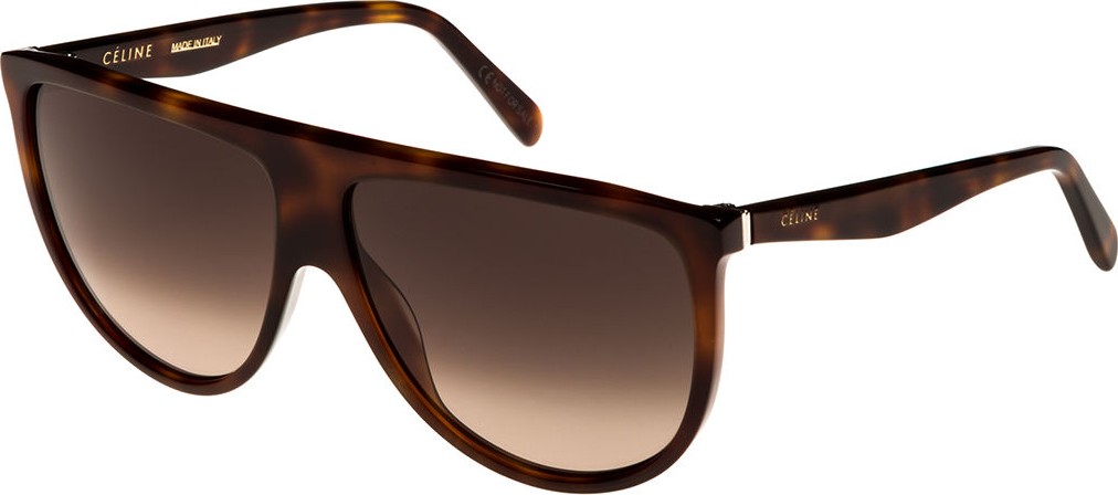 Celine Flattop Gradient Shield Sunglasses