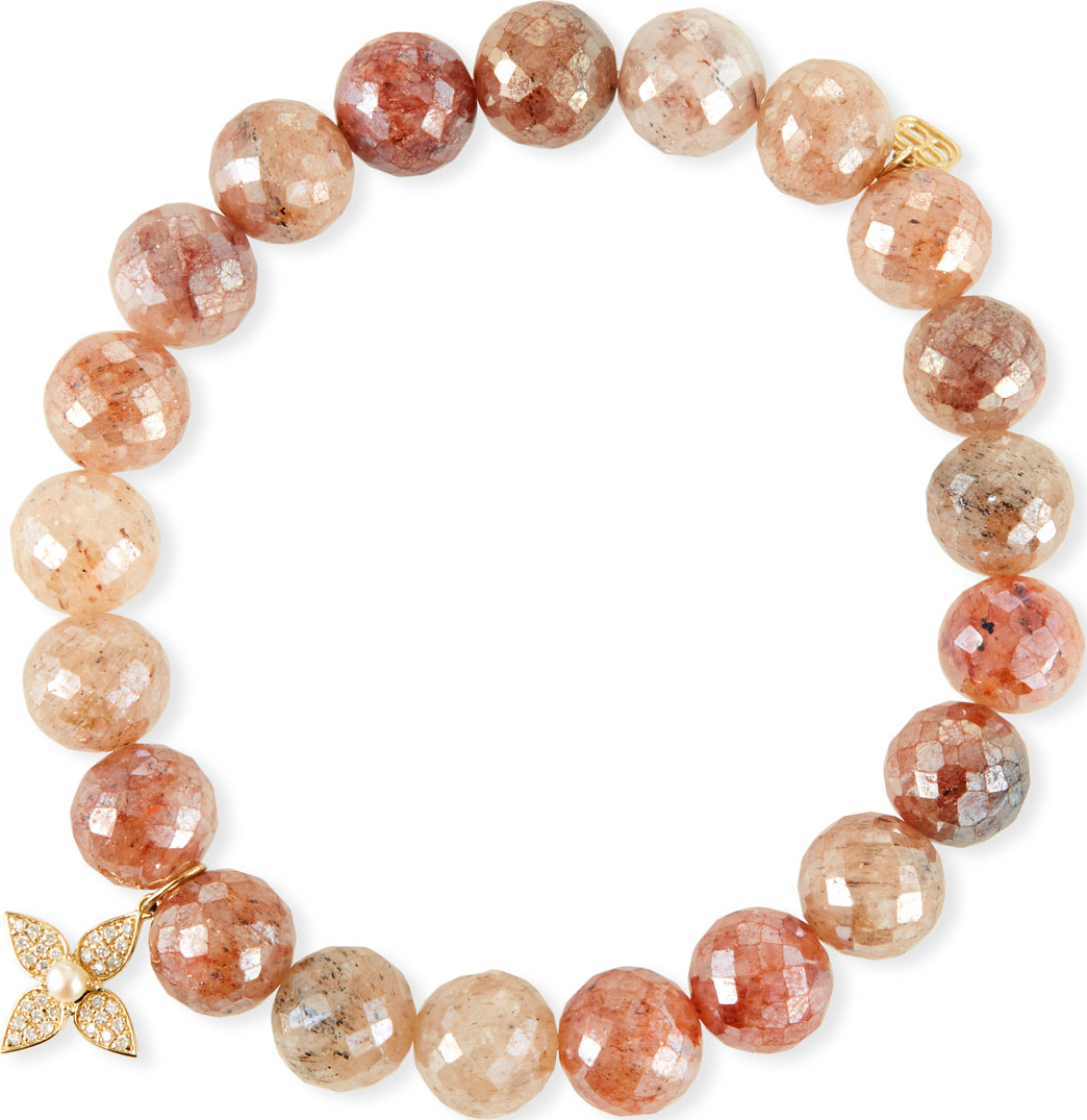 Sydney Evan 14k Strawberry & Paisley Pearl Bracelet