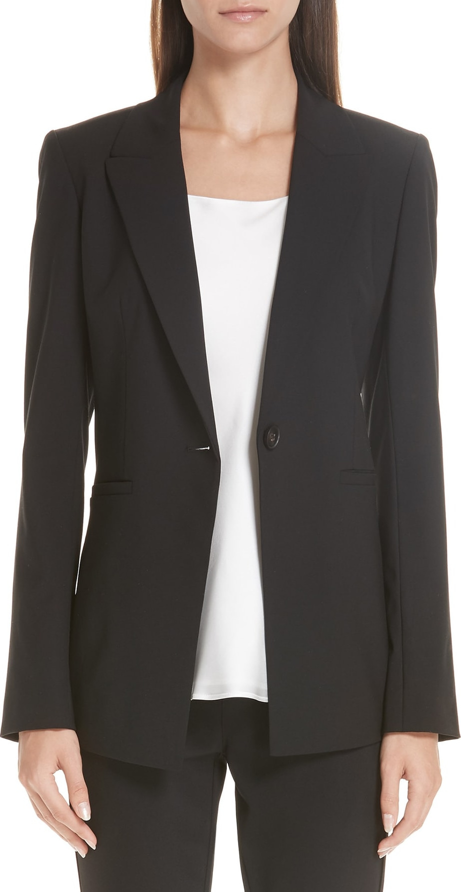 Lafayette 148 New York Charice Stretch Wool Jacket