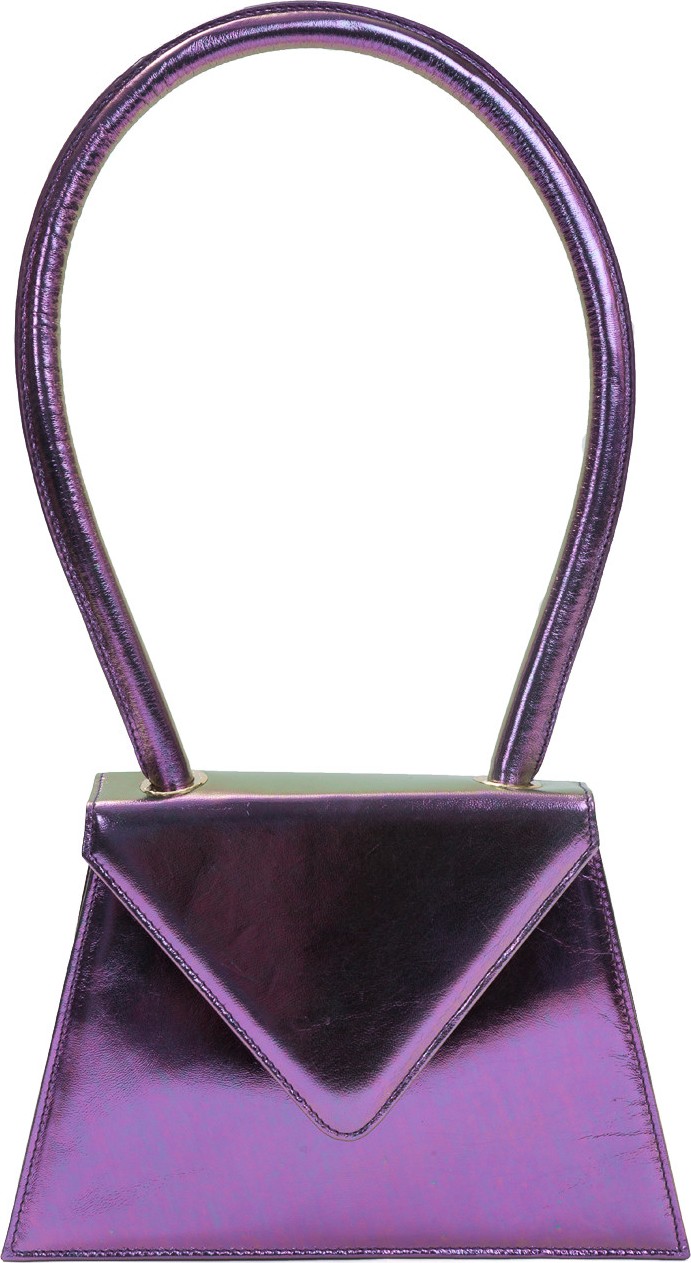 Amélie Pichard Flat metallic purple bag