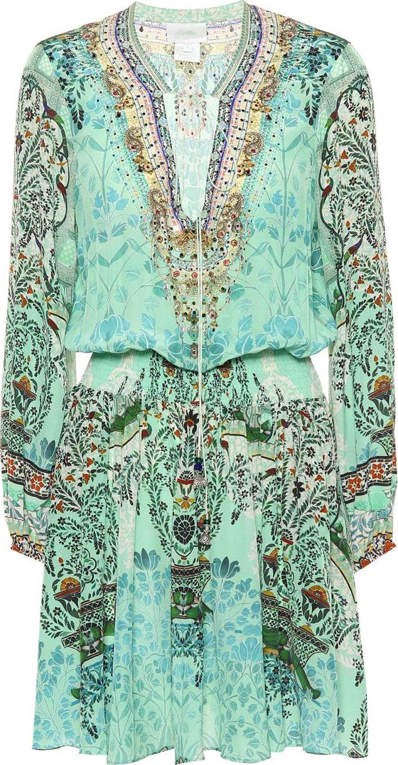 Camilla Printed silk dress