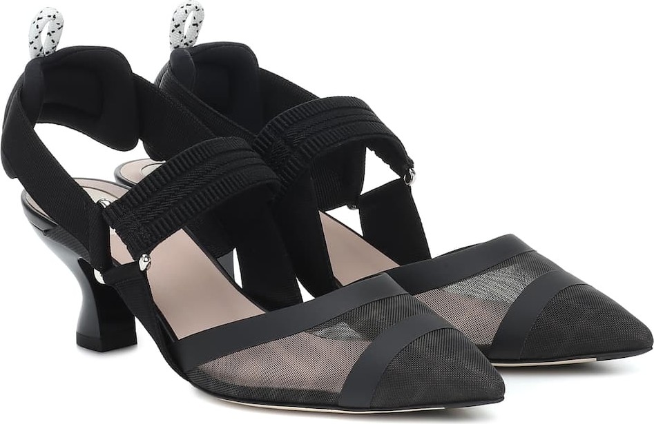 Fendi Colibrì mesh pumps