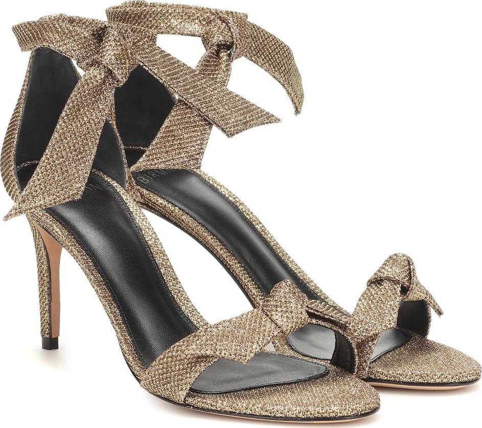 Alexandre Birman Clarita metallic sandals