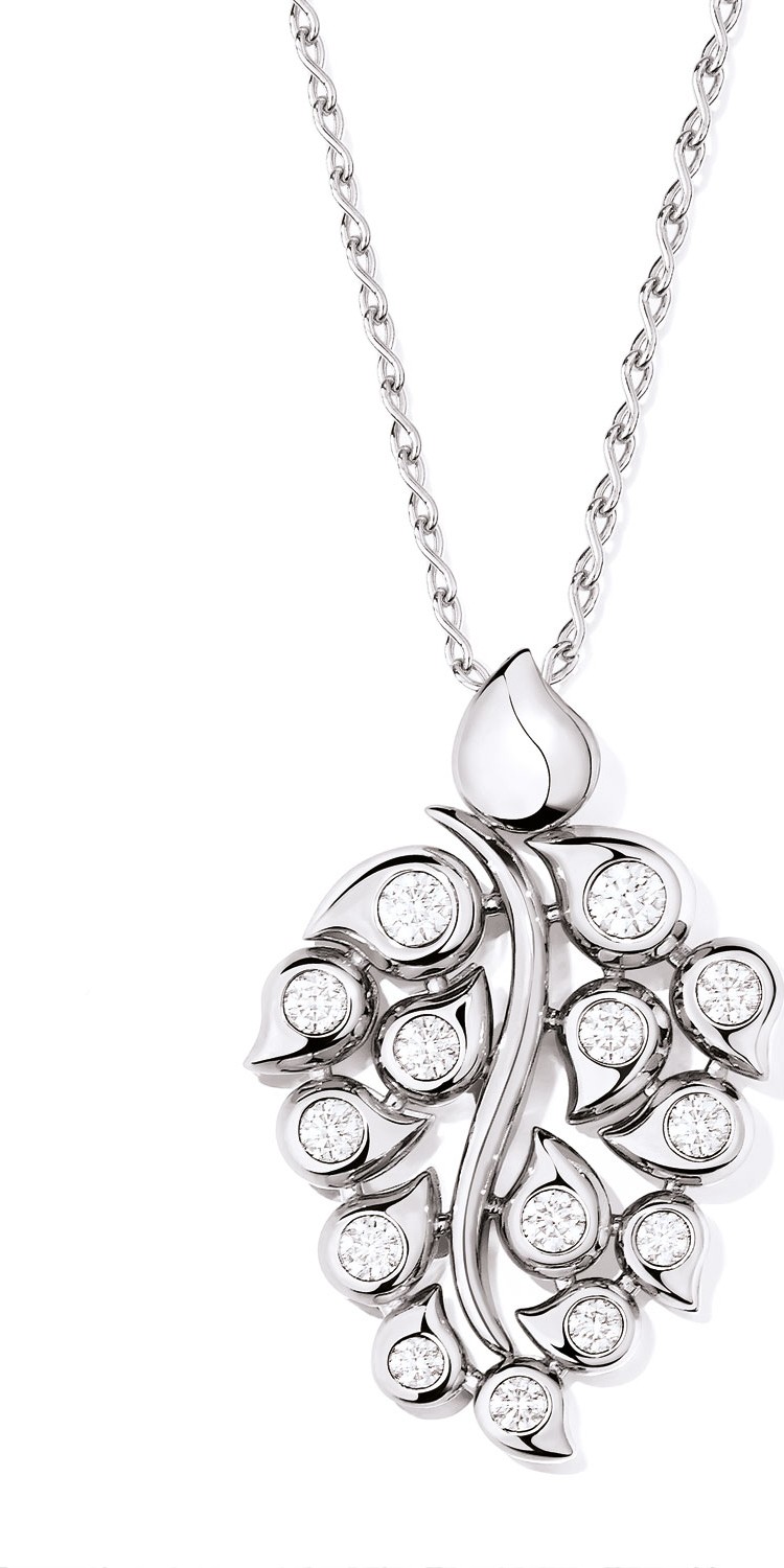 Tamara Comolli Snowflakes 18k White Gold Diamond Pendant