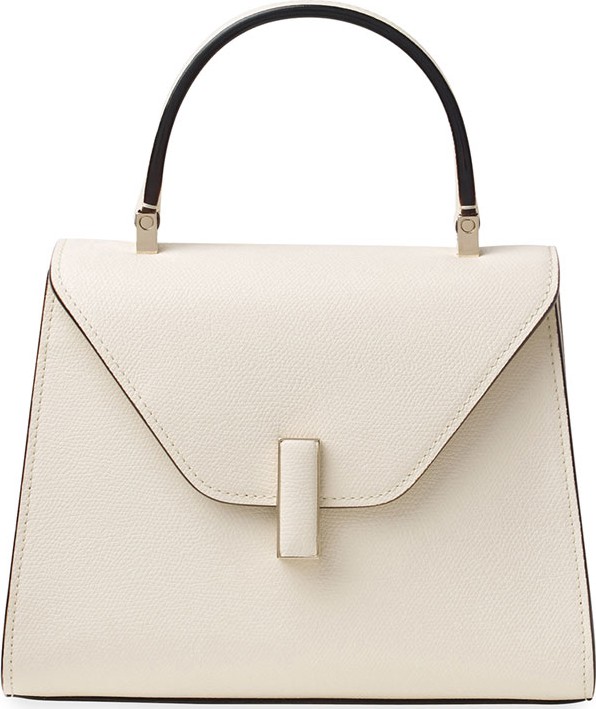 Valextra Iside Mini Leather Satchel Bag