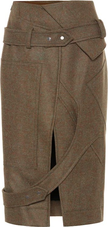 Altuzarra Driftwood wool skirt