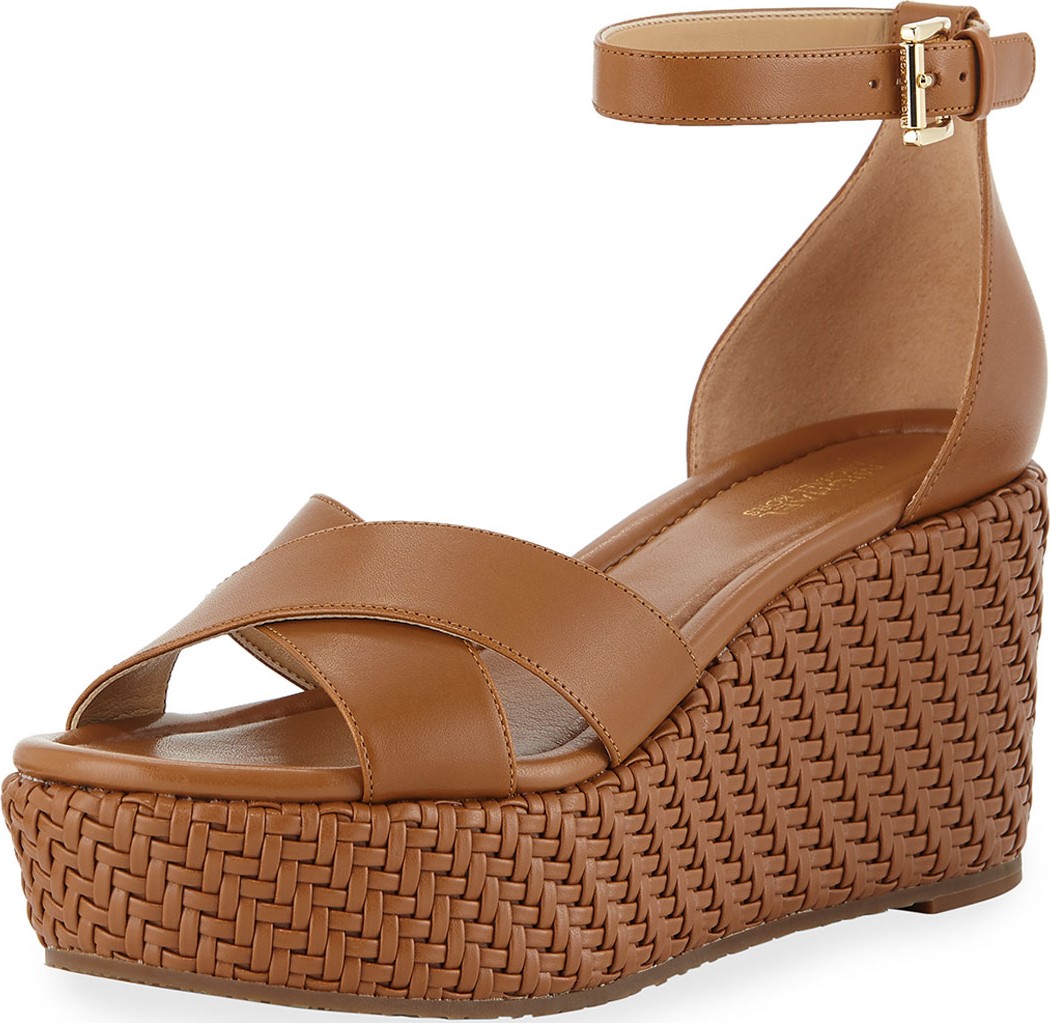 MICHAEL MICHAEL KORS Desiree Woven Wedge Sandals MICHAEL MICHAEL KORS Desiree Woven Wedge Sandals