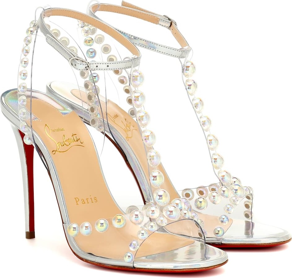 Christian Louboutin Faridaravie 100 PVC sandals