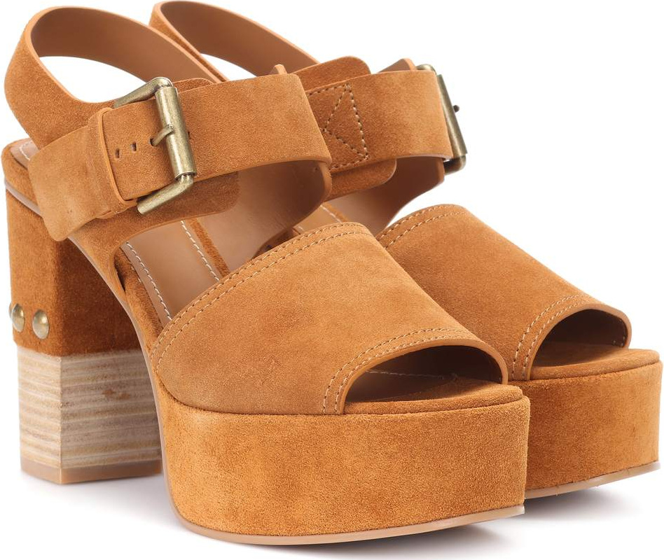 See By Chloé Suede plateau sandals