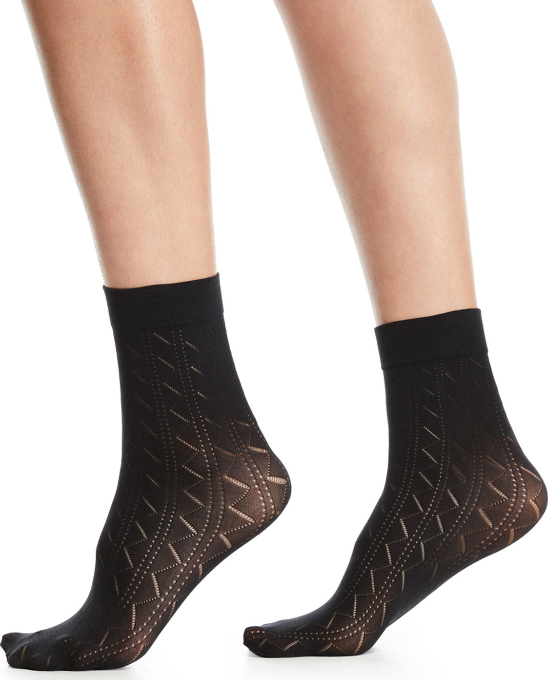 Wolford Florence Zigzag Ankle Socks