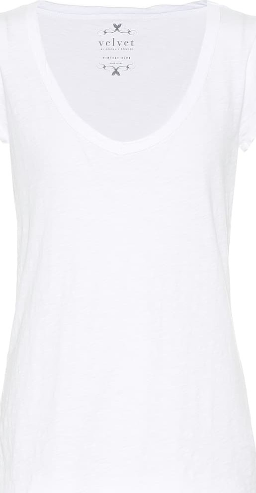 Velvet By Graham & Spencer Sumette cotton T-shirt