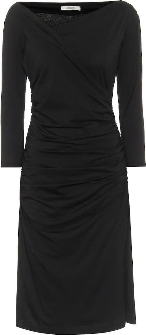 Dorothee Schumacher Fascinating Drapes ruched cotton-blend midi dress