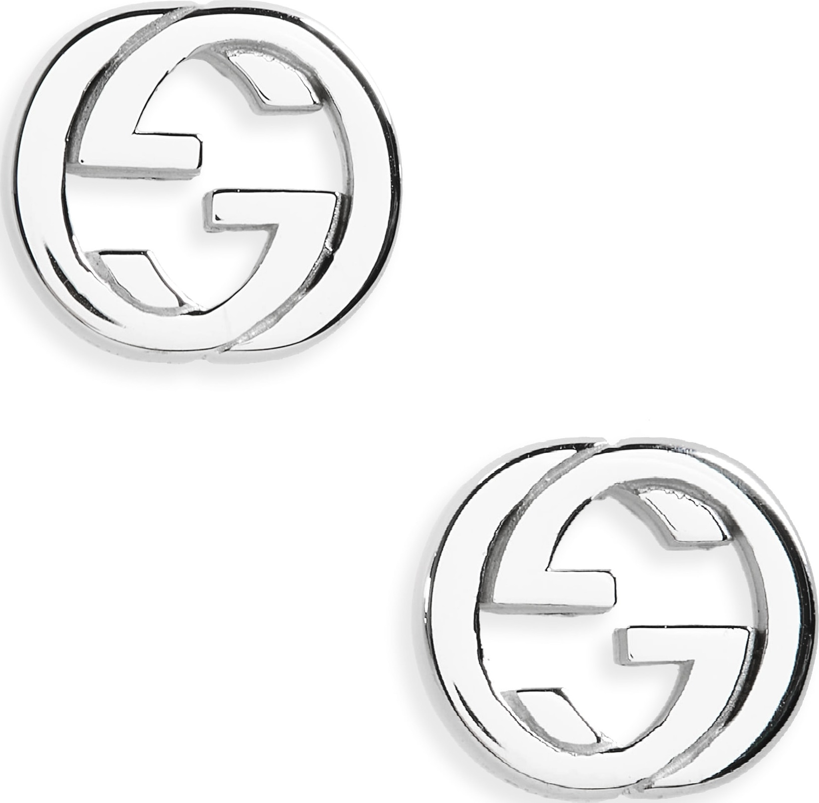 Gucci Interlocking Stud Earrings