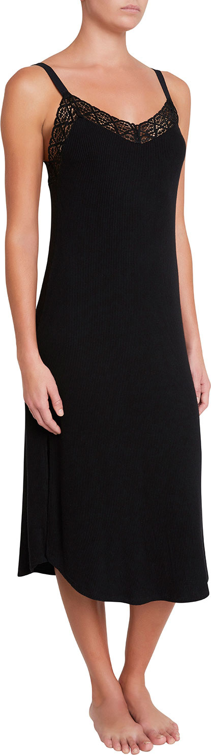 Eberjey Kaia Lace-Trim Nightgown