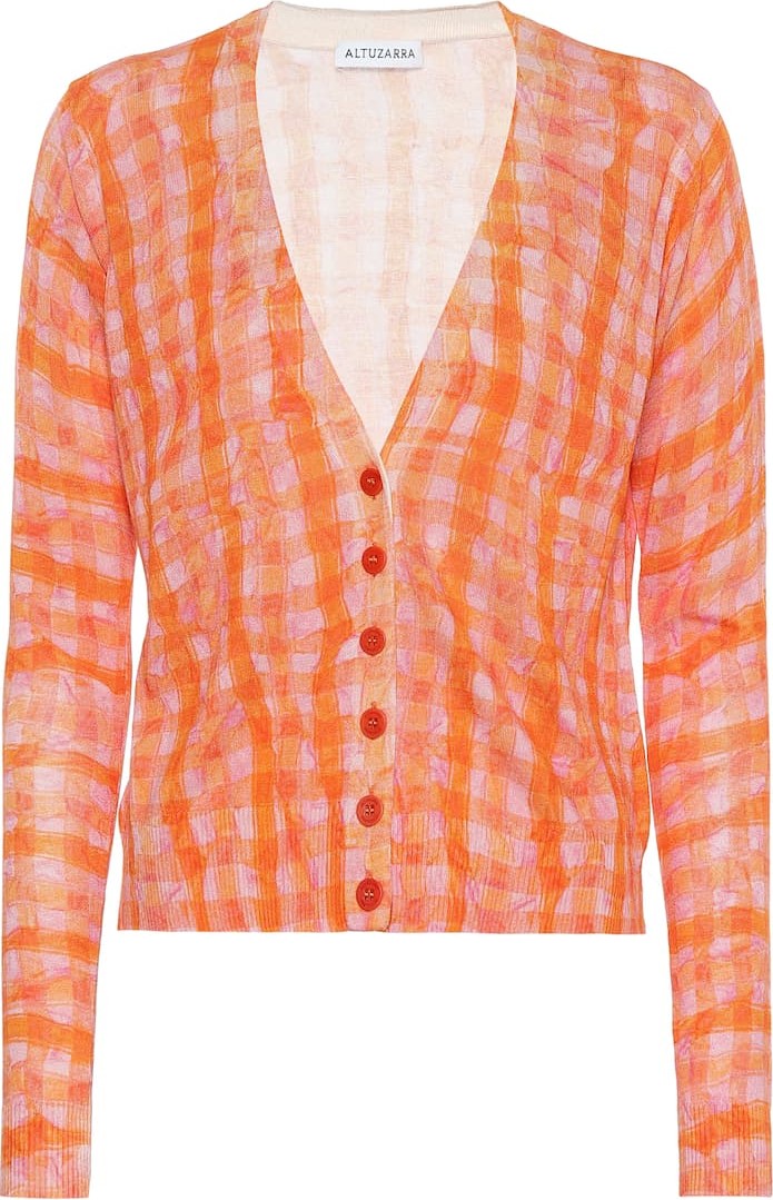 Altuzarra Natalia silk and cotton cardigan