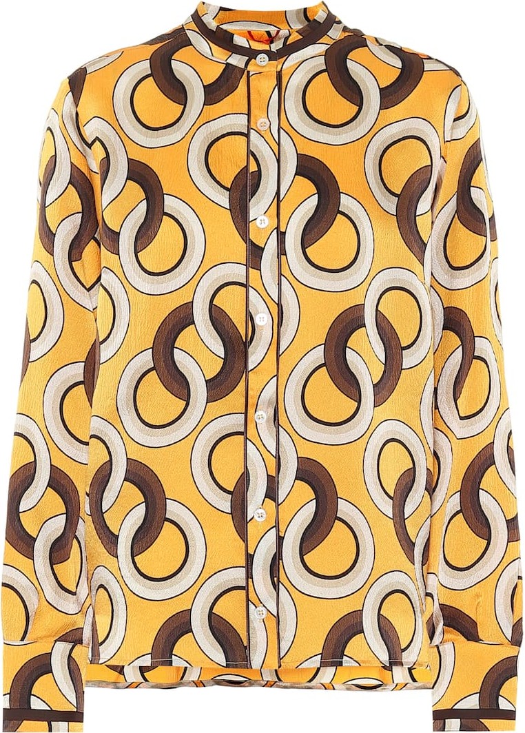 F.R.S For Restless Sleepers Eurito printed silk pajama top