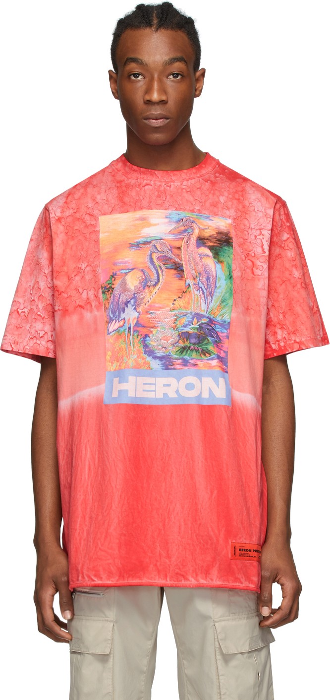Heron Preston Pink Heron Over T-Shirt
