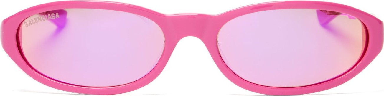Balenciaga Neo oval-frame acetate sunglasses