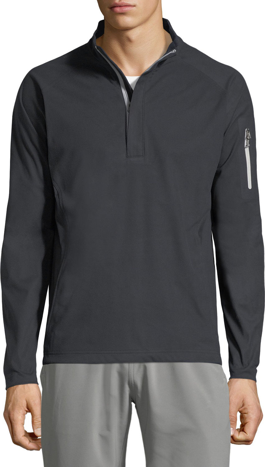 Peter Millar Whisper Lightweight Quarter-Zip Jacket