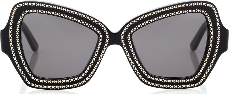 Celine Embellished square sunglasses