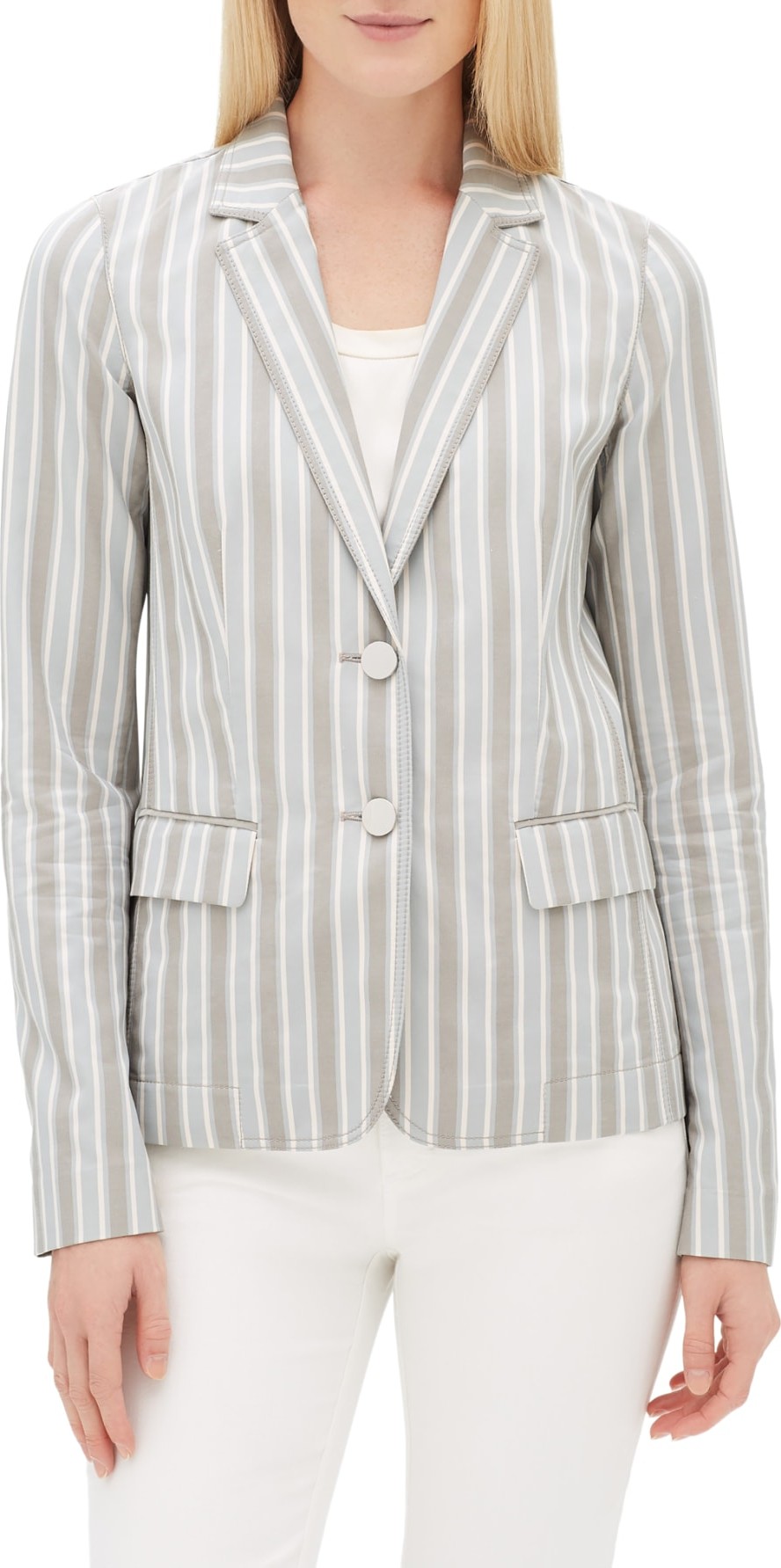 Lafayette 148 New York Vangie Elixir Stripe Jacket