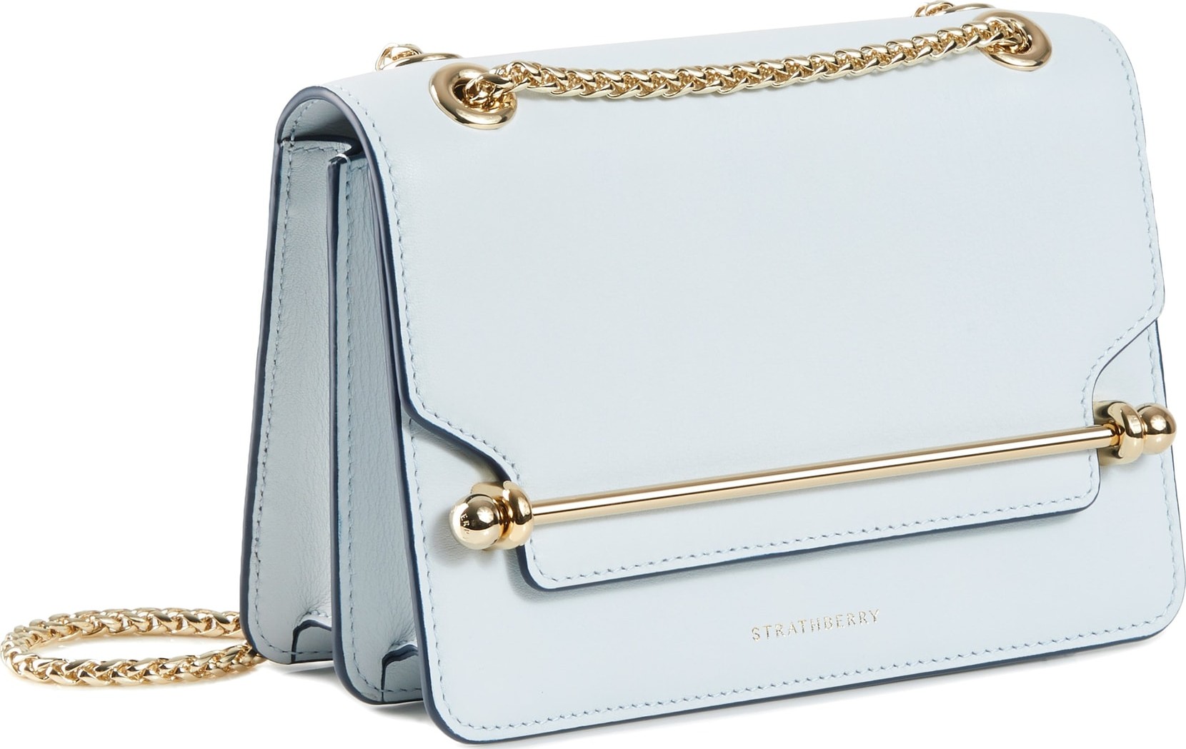 Strathberry Mini East/West Leather Crossbody Bag