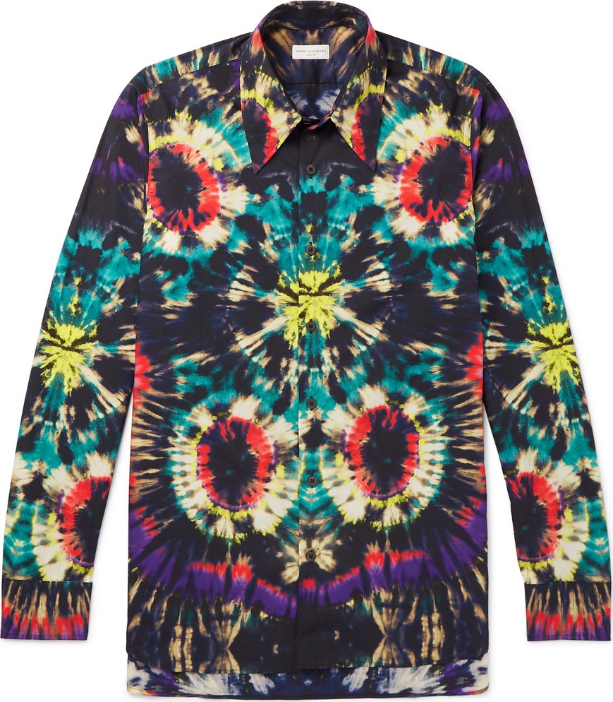 Dries Van Noten Tie-Dyed Cotton Shirt