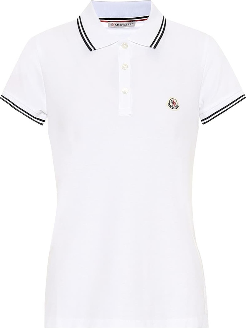 Moncler Cotton-piqué polo shirt