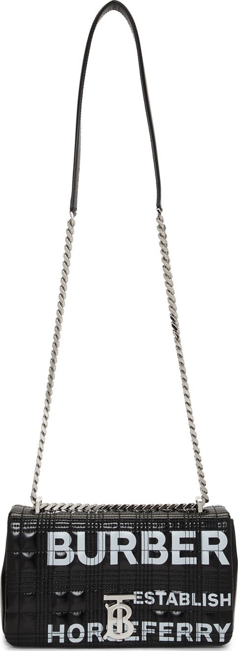 Burberry London England Black Small Horseferry Lola Bag