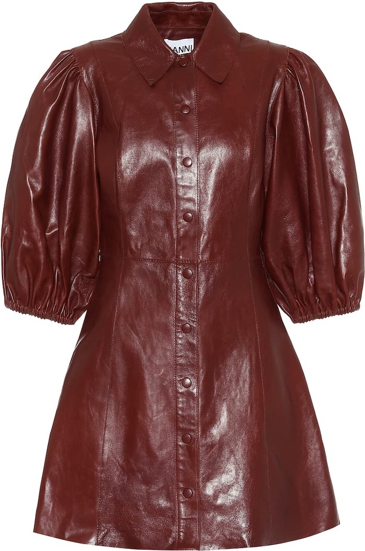 Ganni Leather minidress