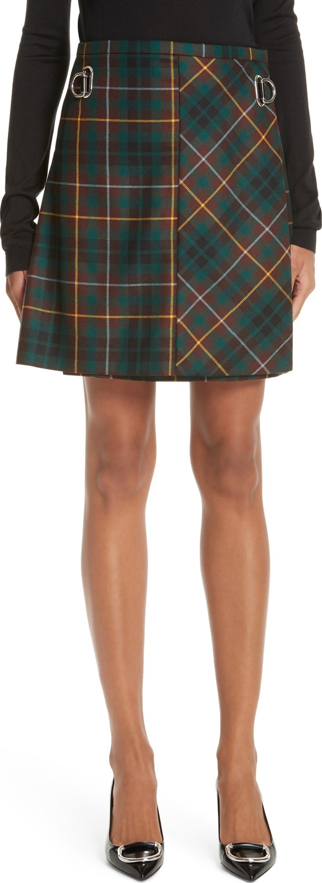 Burberry London England Adige Tartan Plaid Skirt